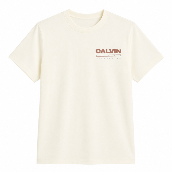 Calvin Klein T-shirts Jaune - T-shirt ample avec logo au dos - L - Ref 45 €
